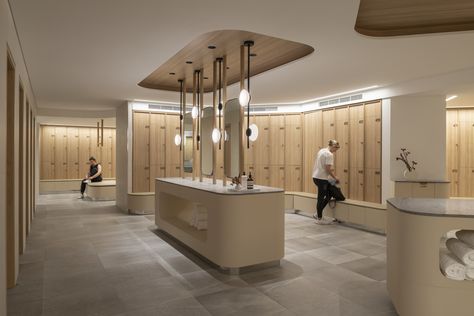 Woods Bagot, Drying Room, Base Building, Gym Lockers, Changing Room, Iconic Buildings, Locker Room, Office Building, Lounge Areas