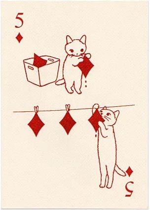 Pottering Cat, Playing Card Poster, Bored At Home, Getting Bored, Card Poster, 카드 디자인, Diy Activities, Cat Cards, Playing Card