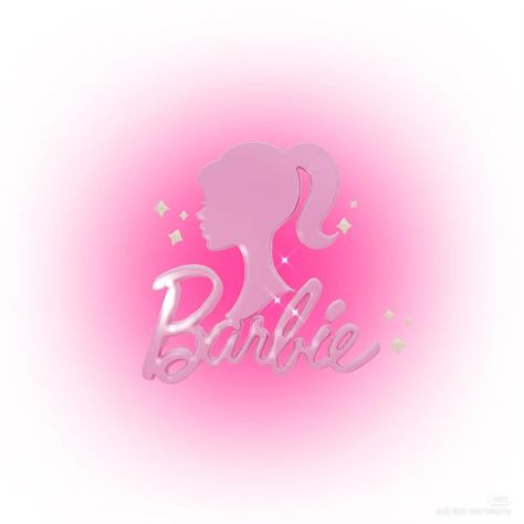 Barbie Logo Aesthetic, Barbie Widget, Pink Barbie Logo, Barbie Png, Barbie Wallpaper, Banks Icon, Bubble Letter Fonts, Font Bubble, Barbie Signature