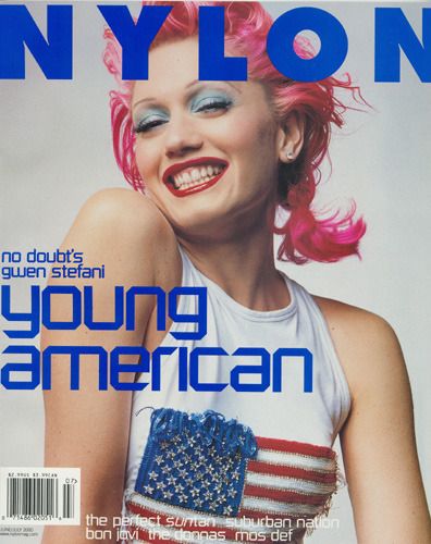 I remember buying this magazine at the airport in the summer of 2000. <3 Gwen, especially with pink hair! :) Gwen Stefani 90s, Gwen Stefani No Doubt, Gwen Stefani Style, Mos Def, Jenifer Aniston, Nylon Magazine, Fashion Cover, Rachel Green, Gwen Stefani