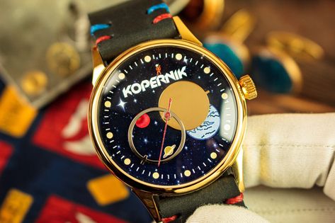 Cool Watches Unique, Space Watches, Weird Watch, Watch Moon, Raketa Watch, Space Watch, Moonphase Watch, Unusual Watches, Soviet Watch