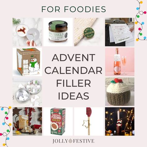 The Ultimate Guide To 300+ Ideas For Advent Calendar Fillers - Jolly Festive Things To Put In Advent Calendar For Women, Advent Calendar Fillers Men, Ideas For Advent Calendar Fillers, Advent Calendar Filler Ideas, Advent Calendar Gift Ideas, Calendar Gift Ideas, Advent Calendar Filler, Homemade Calendar, Basters