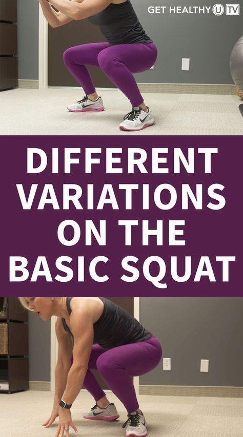 Squat Variations Exercises, Squats For Beginners At Home, Squat Challenge For Beginners, Squat For Beginners, Different Squats, Squats Exercise, Squat Variations, Staying Strong, Belly Pooch