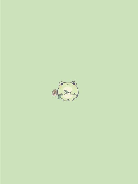 Little Drawings, Wallpapers Cute, Frog Wallpaper, Frog Drawing, Daisy Wallpaper, Patterns Wallpaper, Cute Patterns, Wallpaper Cute, Frog Art