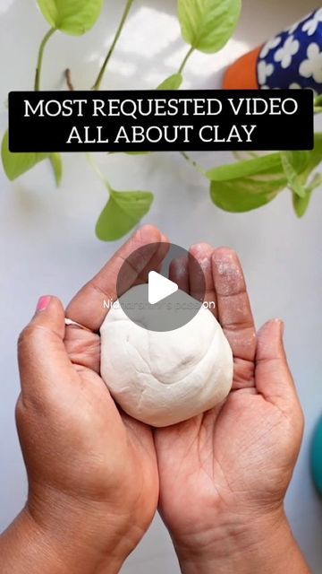 Craft With Wall Putty, Wall Putty Art, Clay Artist, Best Out Of Waste, Video Wall, February 13, Recycled Crafts, Craft Diy, Diy Clay