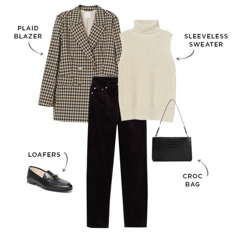 How To Have Style, Look Legging, Outfit Chic, Fall Capsule Wardrobe, Casual Work Outfits, Mode Inspo, Blazer Outfits, Plaid Blazer, Business Casual Outfits