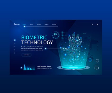 Technology, Web header Design on Behance Website Header Design, Web Header, What Is Fashion Designing, Biometrics Technology, Book And Magazine Design, Header Design, Website Header, Identity Design Logo, Web Inspiration