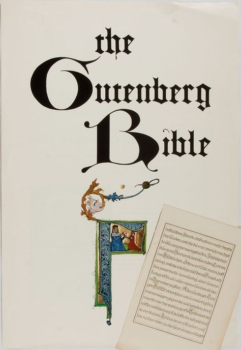 Gutenberg Bible Bible Typography Design, Typo Inspiration, Gutenberg Bible, Johannes Gutenberg, Annual Report Design, Be Strong And Courageous, Type Design, Handsome Anime Guys, Graphic Design Typography