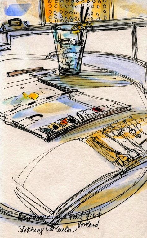 Ink Sketches Sketchbooks, Urban Sketching Reference Photos, Outdoor Sketching, Mt Hood Oregon, Timberline Lodge, Hampi, Sketchbook Drawings, Mt Hood, Travel Sketches