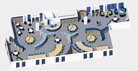 Modern Library Design Architecture, Library Design Architecture Plan Layout, Library Layout, Library Floor Plan, Interior Library, Architecture Library, Croquis Architecture, Museum Flooring, Public Library Design
