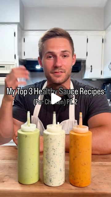 Mediterranean Diet Plan 🇺🇸 | Top 3 Healthy Sauce Recipes (for Chicken) ✅ Elevate your chicken with these flavorful and healthy sauce recipes ⬇️ Cre by @hunt4shredz 🥑... | Instagram Healthy Spicy Mayo Greek Yogurt, Sauce Using Greek Yogurt, Yogurt Based Sauces, Healthy Sauces Clean Eating, Healthy Sauces For Chicken, Sauce Recipes For Chicken, Healthy Sauce For Chicken, Healthy Sauce Recipes, Healthy Sauce