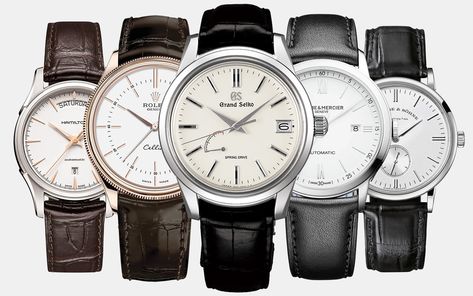 The 20 Best Dress Watches For Men | GearMoose Men Classic Watch, Men’s Dress Watches, Classic Mens Watches, Dress Watches For Men, Mens Watches Affordable, Gentleman Watch, Mens Dress Watches, Best Watch Brands, Dress Watches