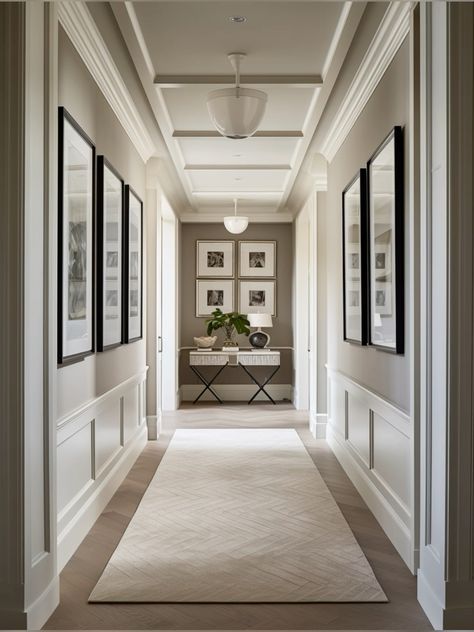 #BEAUTY ,#REALATIONSHIPS #Fashion #Outfits #SUMMER Outfits #Animals Marriage Outfit, Beige Hallway, Canada Birthday, Corridor Design, Hallway Inspiration, Wainscoting Panels, Home Hall Design, Rugs White, Hallway Designs