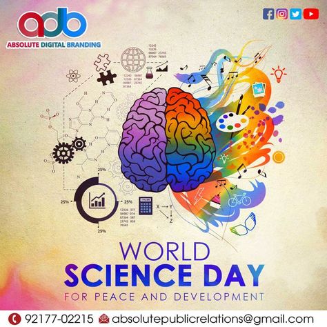 World Science Day for Peace and Development is observed to highlight the important role of science in society and the need to engage the wider public in debates on emerging scientific issues. Build your brand with digital media & take benefit of social media branding contact with Absolute Digital Branding. By Absolutedigitalbranding.com #Marktingstrategy #SEObrandingagency #SEO #PPC World Science Day, Nigeria Independence, Science Day, Digital Branding, Best Places To Live, Social Media Branding, Branding Agency, Build Your Brand, Digital Media