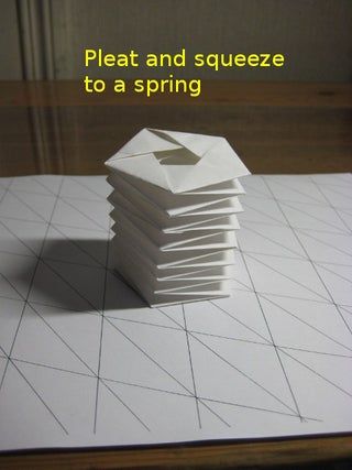 Pentagonal High-Tower Spring : 5 Steps (with Pictures) - Instructables Pretty Love Quotes, Origami Tower, Paper Craft Greeting Cards, Folding Architecture, Whimsical Room, Diy Paper Toys, Paper Structure, Origami Step By Step, Craft Projects For Adults