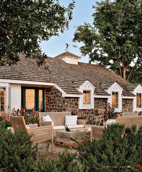 Luxe Magazine - January/February 2024 Arizona Storybook Ranch, Storybook Gardens, Feed Trough, Luxe Magazine, Ranch Exterior, Beverage Tub, Storybook Cottage, Cottage House, Luxe Interiors