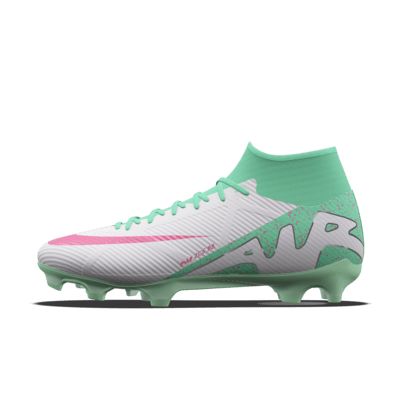 Nike Mercurial Superfly 9 Academy By You Custom Firm-Ground Soccer Cleats Football Boots, Nike Soccer Cleats Womens, Soccer Cleats Womens, Nike Soccer Cleats, Jordan Shop, Super Fly, Nike Soccer, Nike Mercurial, Soccer Cleats