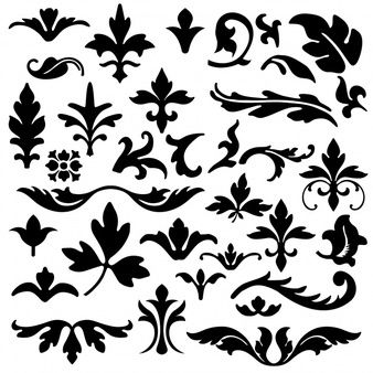 Motif Vector, Murmuration Art, Cafe Designs, Ornamental Vector, Free Hand Designs, Balcony Grill, Ornament Vector, Svg Ideas, Mexican Fashion