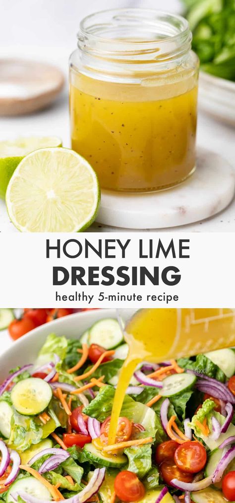 Coconut Lime Dressing, Honey Lime Dressing For Salad, Lime Honey Dressing, Cheddars Honey Lime Dressing Recipe, Texas Roadhouse Honey Lime Dressing, Honey Lime Vinaigrette Salad Dressings, Ginger Lime Dressing, Lime Dressing For Salad, Sweet Salad Dressing Recipes