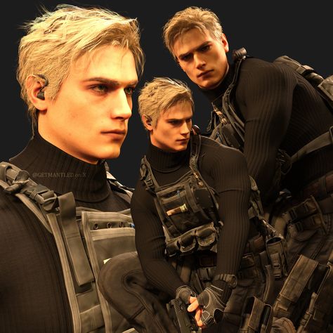 Resident Evil Icons Aesthetic, Resident Evil Party Ideas, Leon X Yn, Re2 Remake Leon, Leon And Ashley Matching Icons, Re8 Heisenberg, Resident Evil Pixel Art, Leon Re4 Remake, Chris Redfield Resident Evil 8