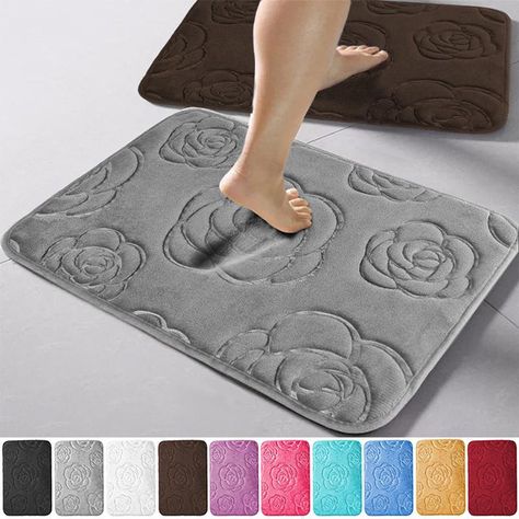 Bathtub Mats, Kitchen Area Rugs, Rose Bedding, Rose Bath, Indoor Mat, Decor Baie, Bathroom Bath Mats, Bathroom Bath, Bathtub Accessories