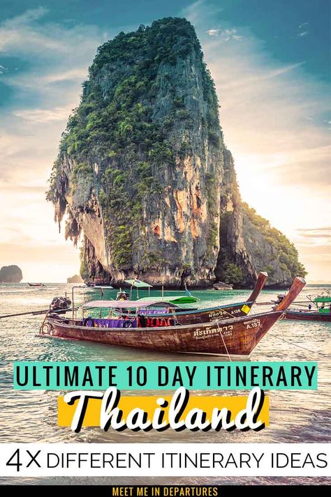 10 Days In Thailand, Backpacking Destinations, Thailand Itinerary, Thailand Travel Tips, Thailand Travel Guide, Krabi Thailand, Asia Travel Guide, Pipe Dream, Southeast Asia Travel