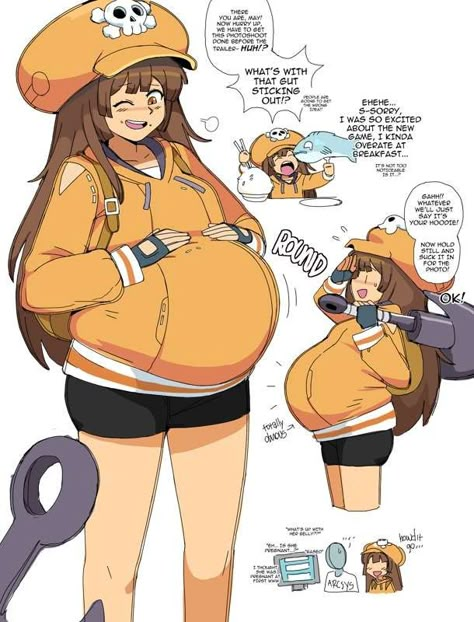 Chubby Drawing Base, Fat Anime Characters, Pregnant Vore, Pregnant Cartoon, Vore Art, Fat Cartoon, Anime Pregnant, Belly Art, League Of Legends Comic