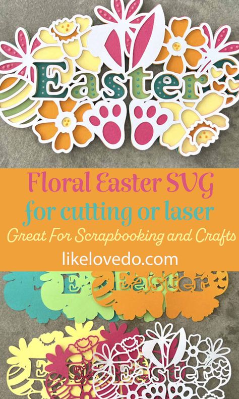 Printable Flower Templates, Free Easter Svg, Easter Paper Crafts, Easter Svg Files, Printable Flower, Happy Easter Card, Easter Floral, Easter Bunny Wreath, Paper Flower Template