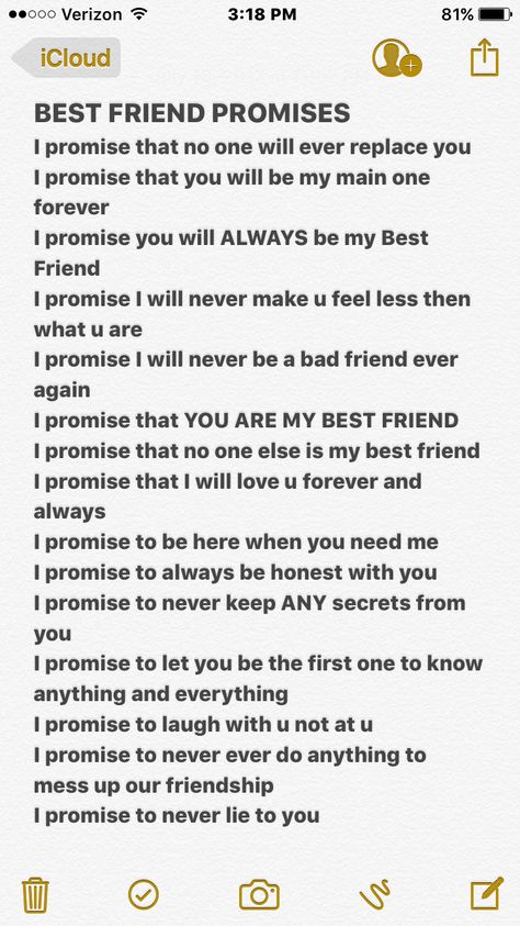 My bestie won't make such promises to meever Promises To Best Friend, Promise For Best Friends, Letter For Ur Best Friend, Paragraph To Send To Your Best Friend, Promises For Best Friend, Best Friend Promise Quotes, How To Make Best Friend Happy, Things To Write To Ur Best Friend, Promise To Best Friend