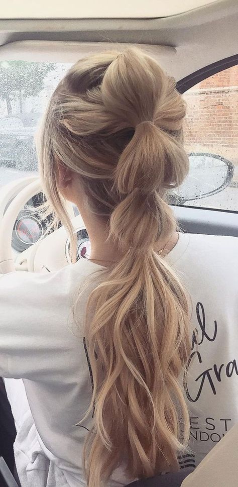 bubble braid, bubble braid ponytail, bubble braid pigtails, bubble braid hairstyles, easy bubble braid, cute hairstyles 2022, easy braid hairstyles High Bubble Braid, Braid Pigtails, Bubble Braid, Braided Prom Hair, Braid Ponytail, Up Dos For Prom, Bubble Ponytail, Up Dos, Up Dos For Medium Hair