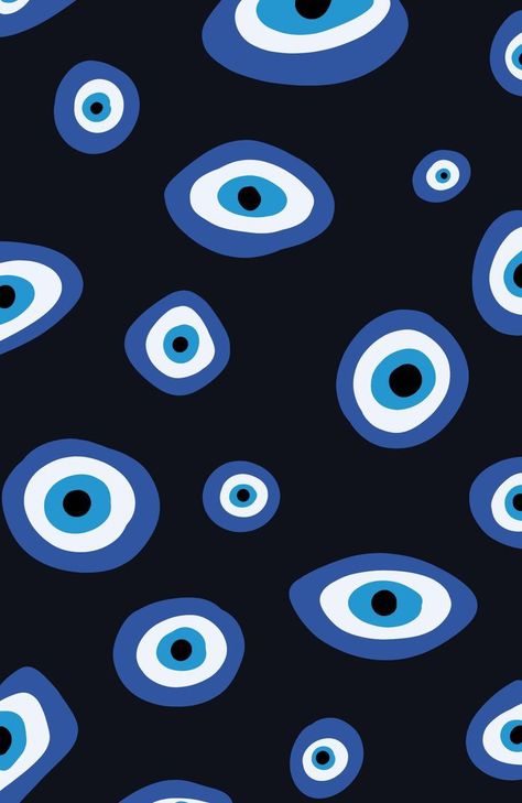 Aesthetic Evil Eye, Evil Eye Wallpaper, Wallpaper Hippie, Eye Wallpaper, Evil Eye Art, Wallpaper Homescreen, Eyes Wallpaper, Iphone Wallpaper Pattern, Spring Wallpaper