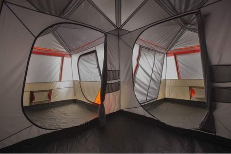 The 10 Best 3 Room Camping Tents Reviewed - The Tent Hub Ozark Trail Tent, Bedroom Tent, Tent Inside, 12 Person Tent, Tents Camping Glamping, 10 Person Tent, Tent Room, Tiny Farmhouse, Instant Tent