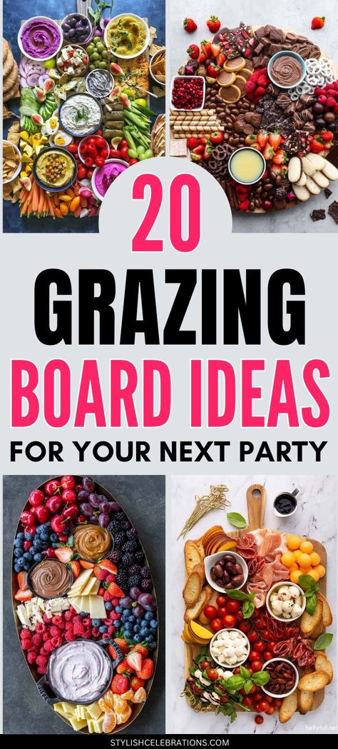 20 Best Grazing Board Ideas for Your Next Party Party Food Adults, Charcuterie Grazing Table, Charcuterie Board Food, Food Board Ideas, Bento Box Meals, Grazing Board Ideas, Snack Platters, Party Food For Adults, Grazing Food