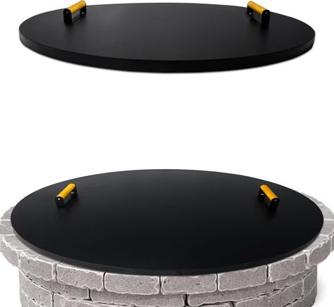 PRICES MAY VARY. Durable Construction: Simond Store fire pit covers are round and crafted from sturdy 1.5 mm carbon steel. This fire pit cover lid ensures long-lasting durability and reliability for your outdoor fire pit Powder Coating: Our fire pit ring lid boasts a powder-coated, rust-resistant finish, designed to withstand outdoor elements. It keep your fire pit remains protected and looking great for years to come Generous Coverage: With a 38 inch diameter, our fire pit lid is designed to fi Steel Fire Pit Ring, Fire Pit Grill Grate, Fire Pit Insert, Round Fire Pit Cover, Fire Pit Ring, Round Fire Pit, Fire Pit Cover, Fire Pit Grill, Fire Ring