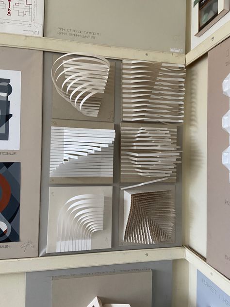 Abstract Paper Sculpture, Relief Architecture, Subtractive Sculpture, Paper Relief Art, Paper Art Installation, Paper Relief, Folding Architecture, Conceptual Model Architecture, Conceptual Model