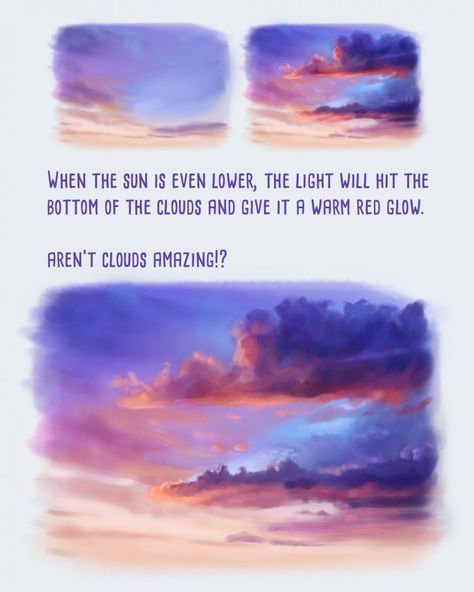 Step By Step Digital Art, Art With Flo, How To Paint Clouds, Digital Art Programs, Painting Clouds, Digital Art Software, Digital Painting Techniques, Digital Art Beginner, Coloring Tutorial