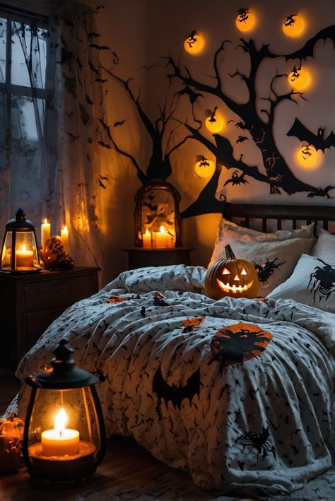 Fall Furniture , Autumn Cozy Fall ,Decor Easy Fall ,
Decor Neutral Fall ,Decor Fall ,Decor Inspiration ,Fall Decor Ideas Fall Halloween Room Decor, Halloween Salon Decor, Halloween Decor Inside House, Halloween Bedroom Decor Aesthetic, Halloween Decor For Room, Haunted Bedroom, Spooky Bedroom Decor, Halloween Themed Bedroom, Creepy Room