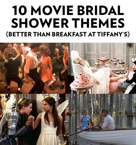 Bachelorette Movie, The Bride Movie, Bridesmaids Movie, Bridal Shower Themes, Movie Themed Party, Wedding Shower Themes, Bachelorette Themes, Wedding Movies, Tea Party Wedding