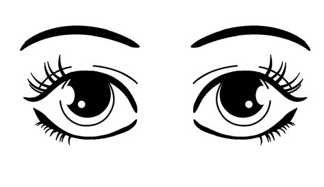 Eyes Looking Clipart Images   Pictures   Becuo Croquis, Cute Cartoon Eyes, Eye Outline, Eyes Clipart, Blank Coloring Pages, Eye Pictures, Cartoon Eyes, Free Clipart Images, Kids Coloring Book