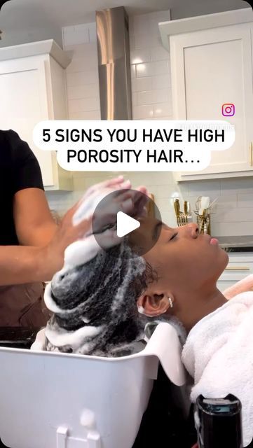 Jasmine Williams | Hey sisters, did y’all know that you can have BOTH low and high porosity of hair?   If you’re someone who wants to know your “ Hair... | Instagram Low Porosity Hair Care Tips, Low And High Porosity Hair, Low Porosity Vs High Porosity Hair, High Prosperity Hair, High Hair Porosity, High Porosity Hair Regimen, Hair Porosity Test, Hey Sisters, Low Porosity Hair Care