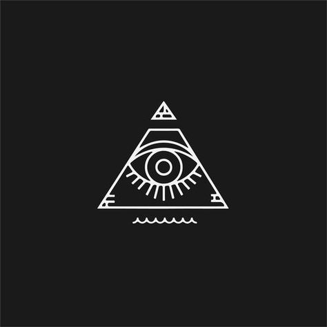 Eye Symbol Design, Pyramid Eye Tattoo Design, Eye Triangle Tattoo Design, Pyramid Eye Tattoo, Pyramid Tattoos, Triangle Eye Tattoo, 3rd Eye Tattoo, Providence Tattoo, Pyramid Tattoo