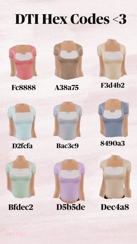 Dress To Impress Hex Codes Fancy Dress Code, Black Hair Roblox, Aesthetic Roblox Royale High Outfits, Coding Clothes, Hex Codes, Combo Dress, Game Dresses, Cute Fits, Just Girly Things