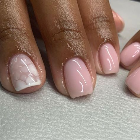 Structured Gel Manicure, Nude Nail Art, Gel Manicure Designs, Natural Gel Nails, Wide Nails, Hard Gel Nails, Builder Gel Nails, Milky Nails, Nude Nail