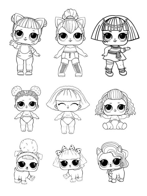 Lol Colouring Pages, Lol Coloring Pages Free Printable, Lol Dolls Coloring Pages, Lol Doll Coloring Pages, Poppy Coloring Page, Lol Coloring Pages, Lol Coloring, Easter Bunny Colouring, Family Coloring Pages