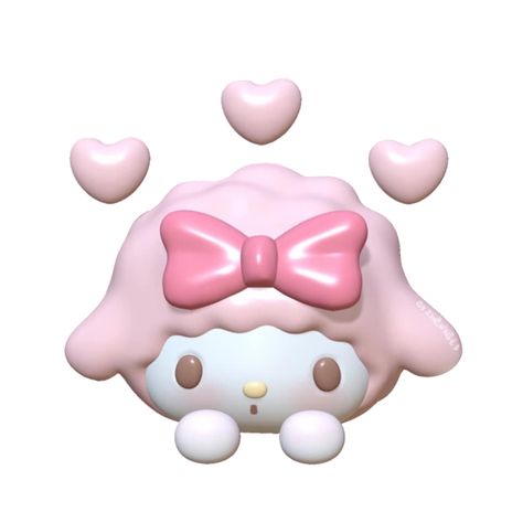 3d icon 3d Sanrio, Contact Pictures, Sanrio Png, Pink Sanrio, Japanese Icon, Jelly Wallpaper, Hello Kitty Aesthetic, Emoji Pictures, Folder Icon