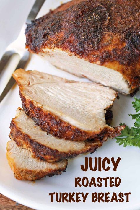 Turkey Breast Recipes, Turkey Tenderloin Recipes, Boneless Turkey Breast, Cooking Turkey Breast, Turkey Tenderloin, Crockpot Turkey, Oven Roasted Turkey, Turkey Breast Recipe, Roast Turkey Breast