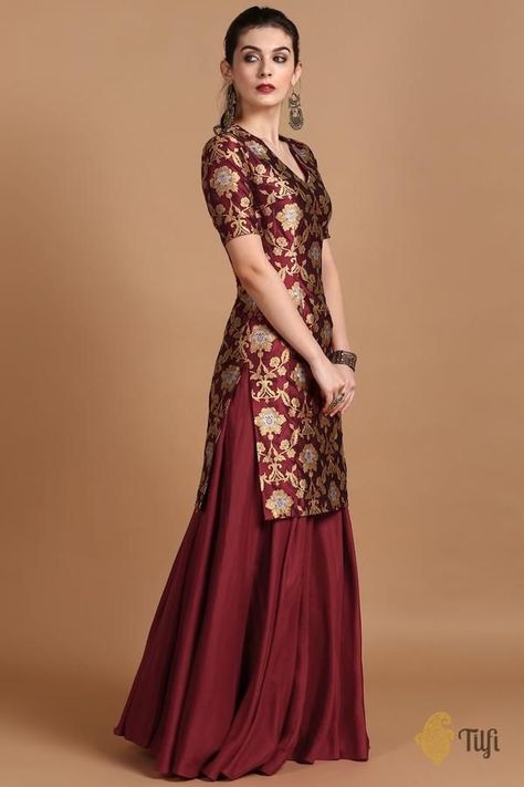 Winter Trends 2023, Sharara Designs, Unconventional Wedding Dress, Designer Kurti Patterns, Unconventional Wedding, Salwar Kamiz, Indian Dresses Traditional, Indian Gowns Dresses, Kurti Designs Party Wear