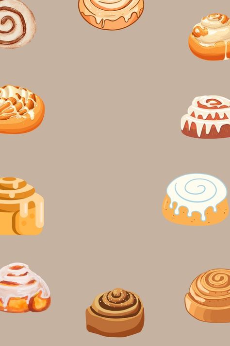 Cinnamon Rolls Wallpaper, Cinnamon Roll Wallpaper, Wallpaper Food, My Food, Canvas Designs, Cinnamon Roll, Cinnamon Rolls, Cinnamon, Rolls