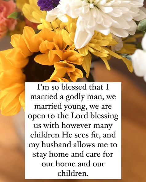 “…..teach the younger women to love their husbands and children, to be self-controlled and pure, to be busy at home, to be kind, and to be subject to their husbands, so that no one will malign the word of God.” Titus 2:4-5 #biblicalwomanhood #homemaker #traditionalvalues #motherhood Marrying Young, Titus 2, Biblical Womanhood, Bless The Lord, To Be Kind, Godly Man, The Word Of God, Word Of God, Be Kind