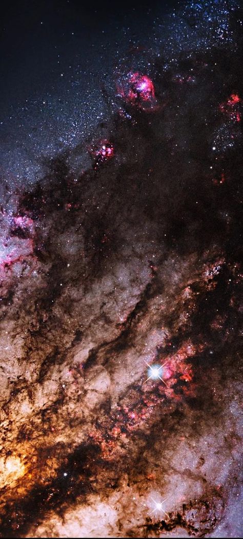 Close up of NGC-5128 Centaurus A Galaxy cropped mobile wallpaper 1080x2400 Elliptical Galaxy, Hubble Space Telescope Pictures, Rain Clouds, Hubble Space Telescope, Stunning Wallpapers, Pretty Stuff, Out Of This World, Artsy Fartsy, Outer Space